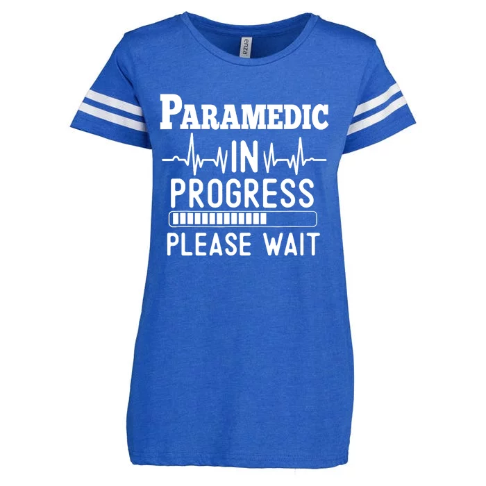 Funny Training, Paramedic In Progress, Medical Student Enza Ladies Jersey Football T-Shirt