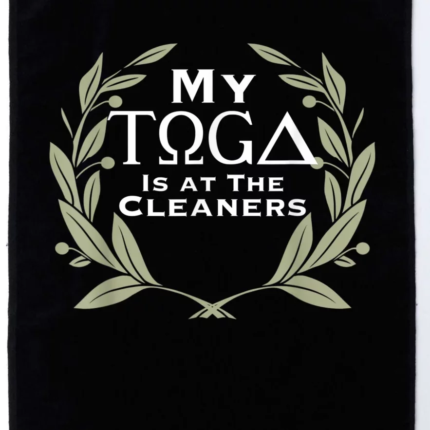 Funny Toga Party Platinum Collection Golf Towel