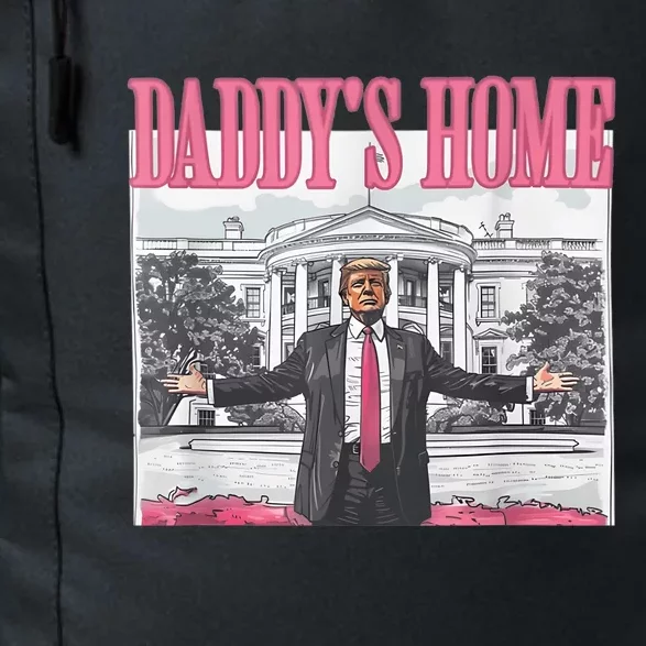 Funny Trump Pink Daddys Home  Trump 2024 Daily Commute Backpack