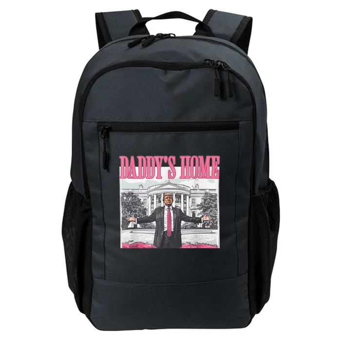 Funny Trump Pink Daddys Home  Trump 2024 Daily Commute Backpack