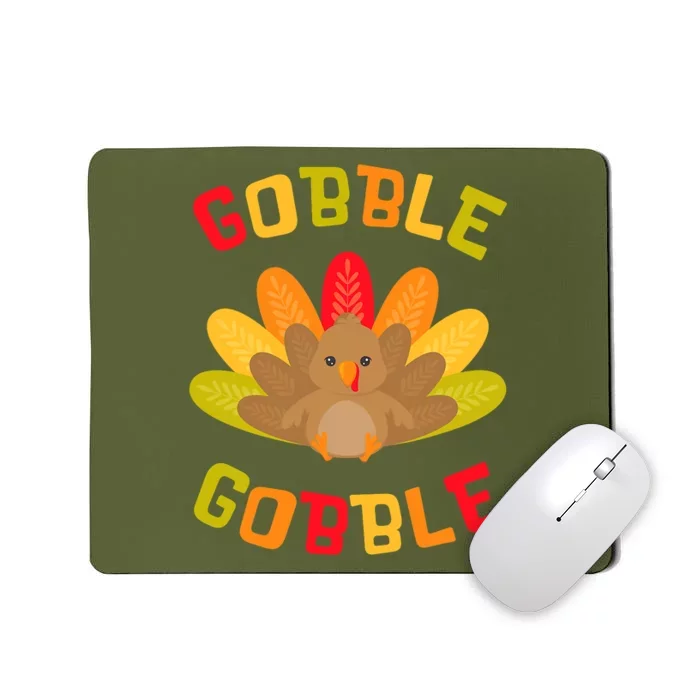 Funny Thanksgiving Party Turkey Gobble Me Swallow Me Mousepad