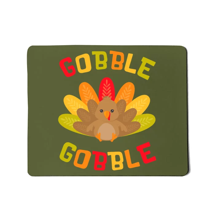 Funny Thanksgiving Party Turkey Gobble Me Swallow Me Mousepad