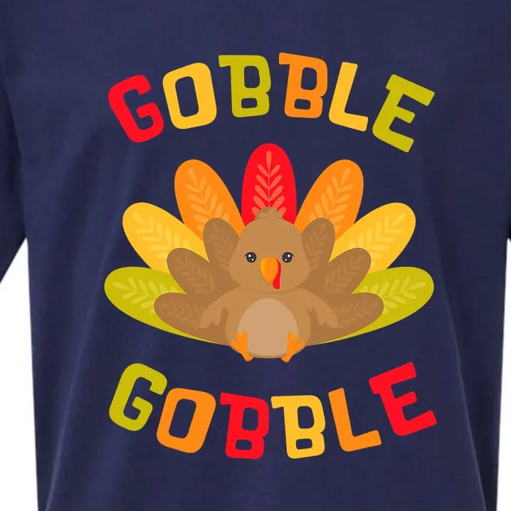 Funny Thanksgiving Party Turkey Gobble Me Swallow Me Sueded Cloud Jersey T-Shirt