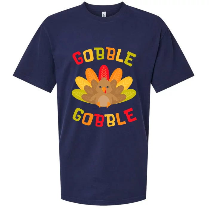 Funny Thanksgiving Party Turkey Gobble Me Swallow Me Sueded Cloud Jersey T-Shirt