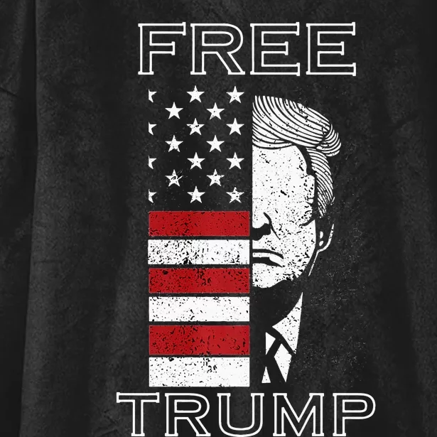 Free trump Premium Hooded Wearable Blanket