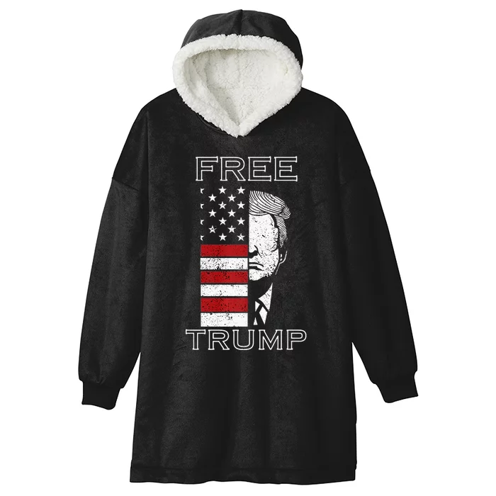 Free trump Premium Hooded Wearable Blanket