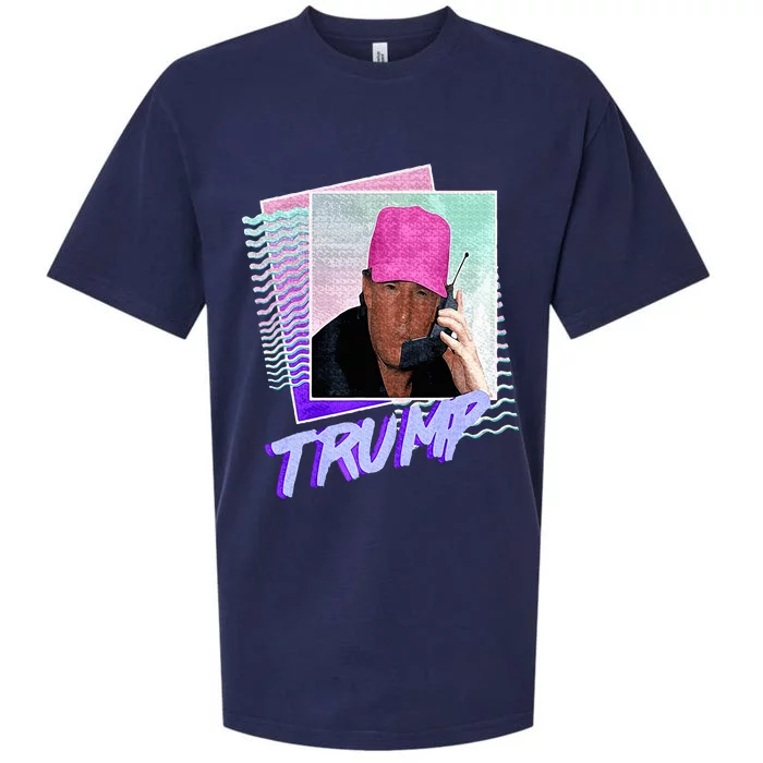 Funny Trump Pink Cap Making Phone Call Trump Lovers Sueded Cloud Jersey T-Shirt