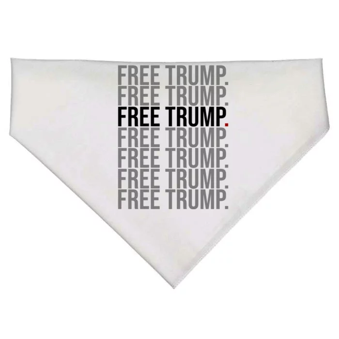 Free Trump Pro Republican Political USA-Made Doggie Bandana