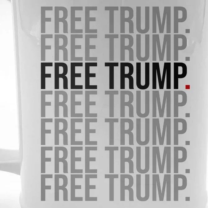 Free Trump Pro Republican Political Front & Back Beer Stein