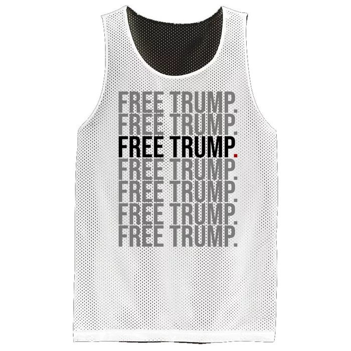 Free Trump Pro Republican Political Mesh Reversible Basketball Jersey Tank