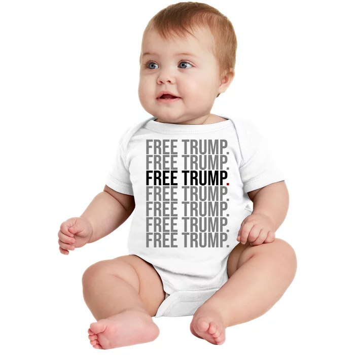 Free Trump Pro Republican Political Baby Bodysuit