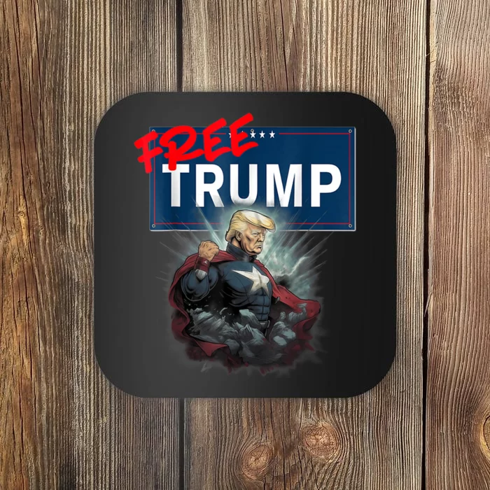 Free Trump Protest Political Support Election Activist Funny Coaster