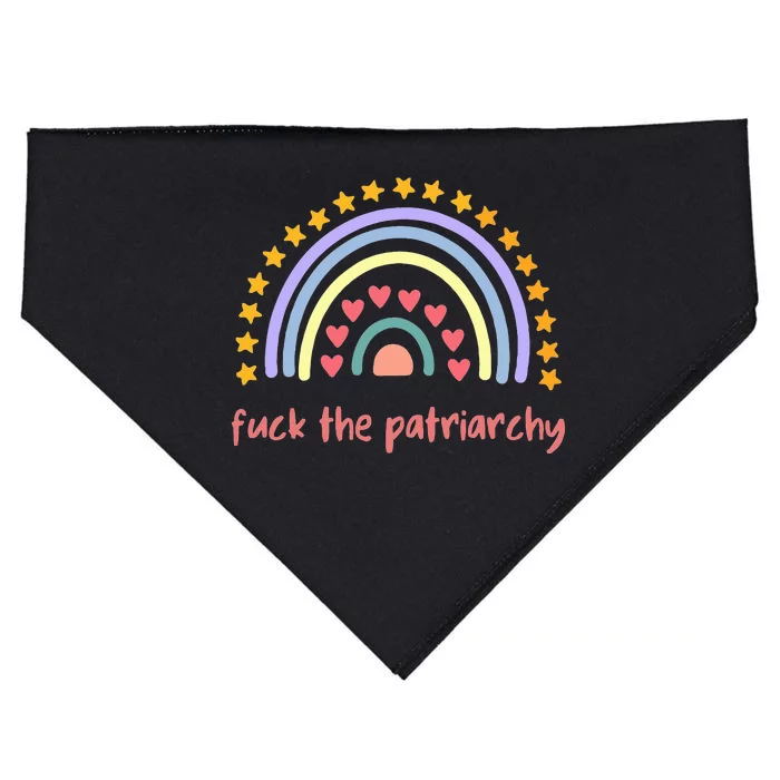 Fuck The Patriarchy Smash The Partriarchy USA-Made Doggie Bandana