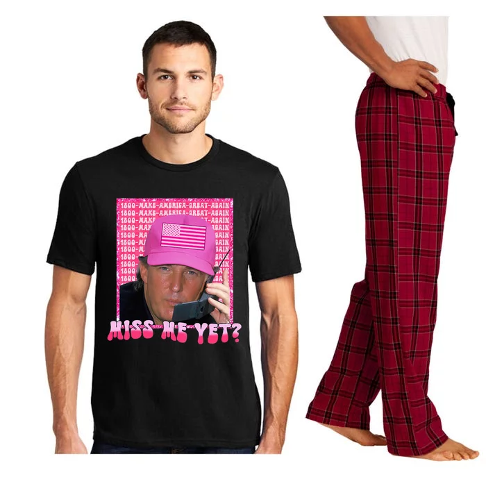 Funny Trump Pink Miss Me Yet Trump 2024 President 2024 Pajama Set