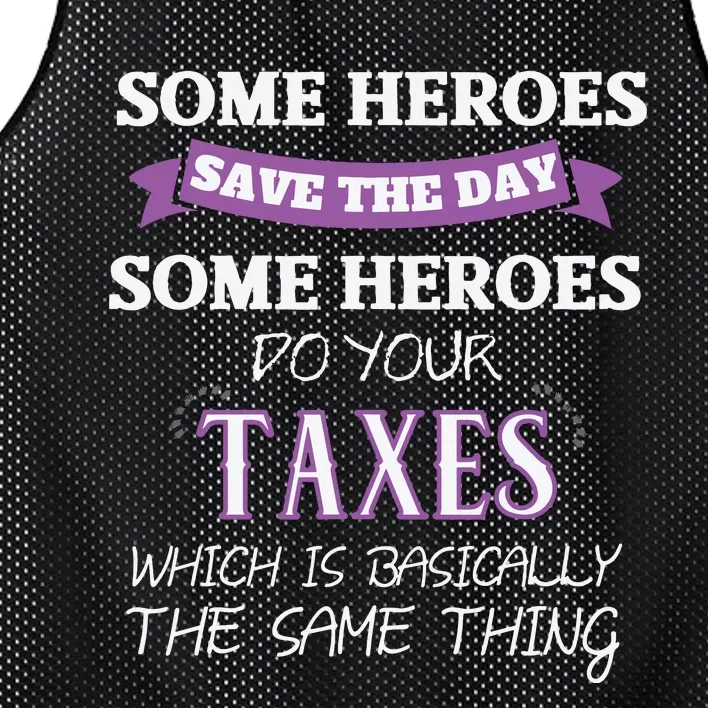 Funny Tax Preparer Income Tax Professional Cpa Gift Mesh Reversible Basketball Jersey Tank