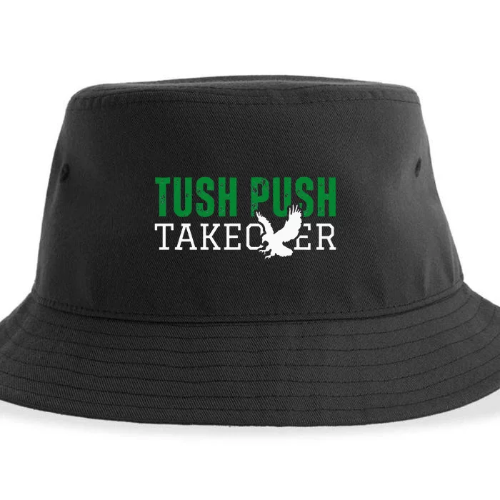 Funny Tush Push Sayings Fans Sustainable Bucket Hat