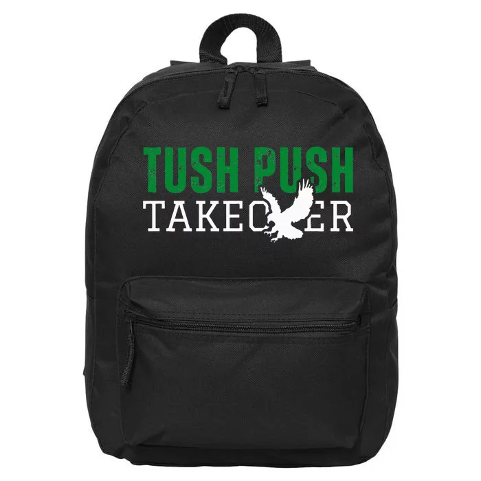 Funny Tush Push Sayings Fans 16 in Basic Backpack