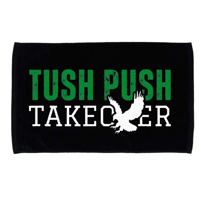 Funny Tush Push Sayings Fans Microfiber Hand Towel