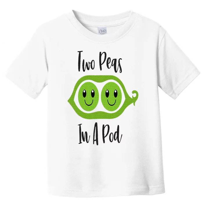 Funny Two Peas In A Pod Pea Costum Toddler T-Shirt