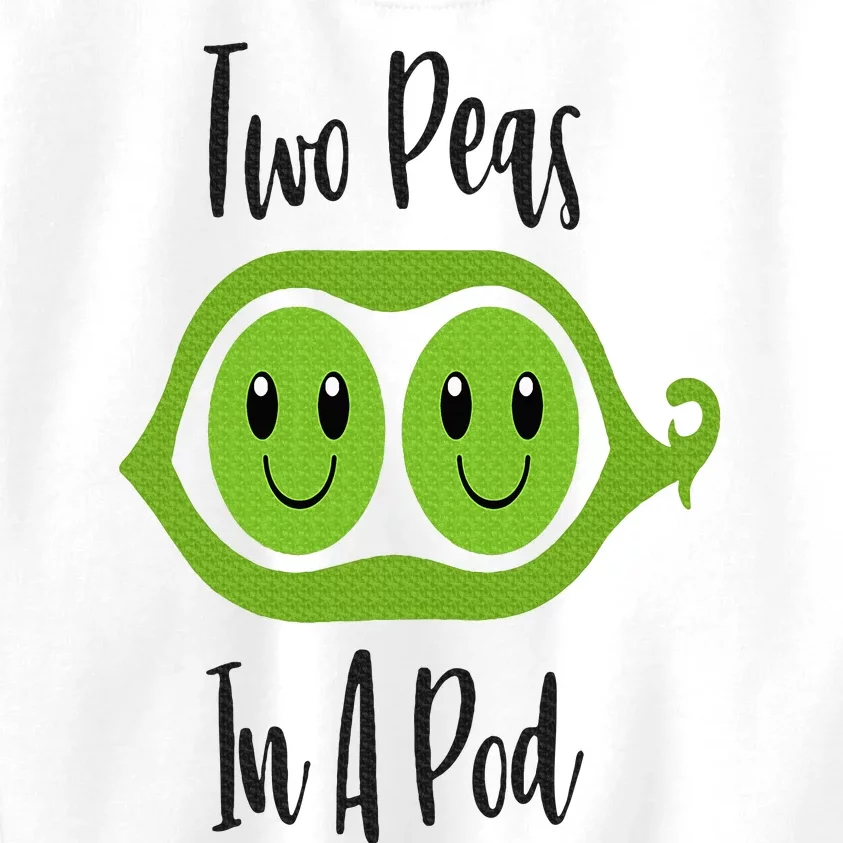 Funny Two Peas In A Pod Pea Costum Kids Sweatshirt