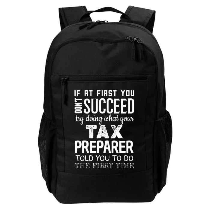 Funny Tax Preparer Success Gifts Tax Season Daily Commute Backpack