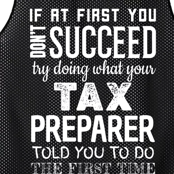 Funny Tax Preparer Success Gifts Tax Season Mesh Reversible Basketball Jersey Tank