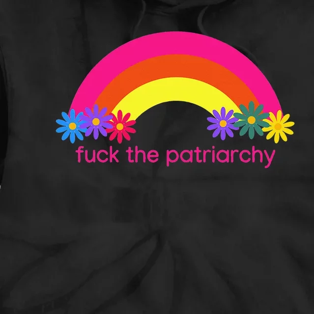 Fuck the Patriarchy Tie Dye Hoodie