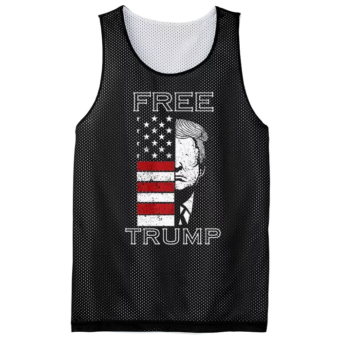 Free trump Premium Mesh Reversible Basketball Jersey Tank