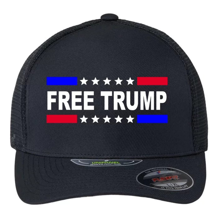 Free Trump Pro Donald Trump USA Election Flexfit Unipanel Trucker Cap