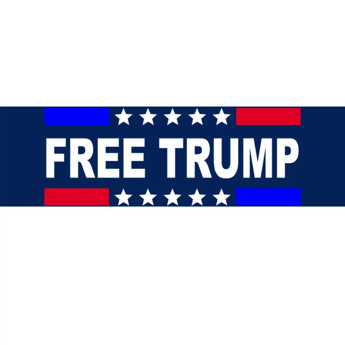 Free Trump Pro Donald Trump USA Election Bumper Sticker