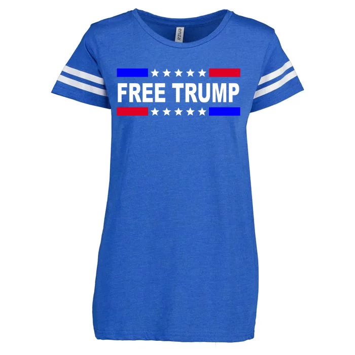 Free Trump Pro Donald Trump USA Election Enza Ladies Jersey Football T-Shirt