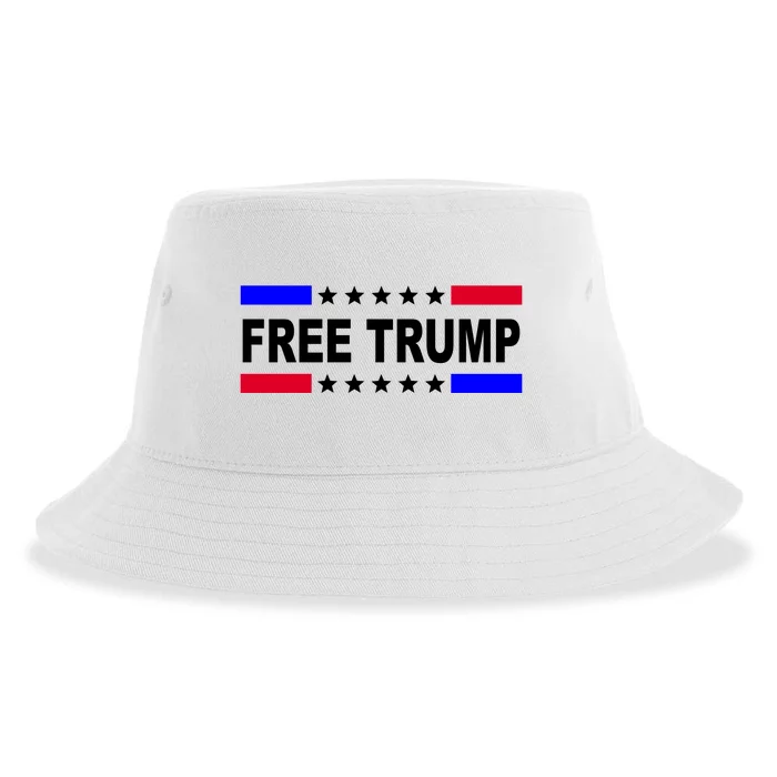 Free Trump Pro Donald Trump USA Election Sustainable Bucket Hat