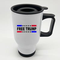 Free Trump Pro Donald Trump USA Election Stainless Steel Travel Mug