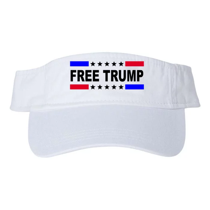 Free Trump Pro Donald Trump USA Election Valucap Bio-Washed Visor