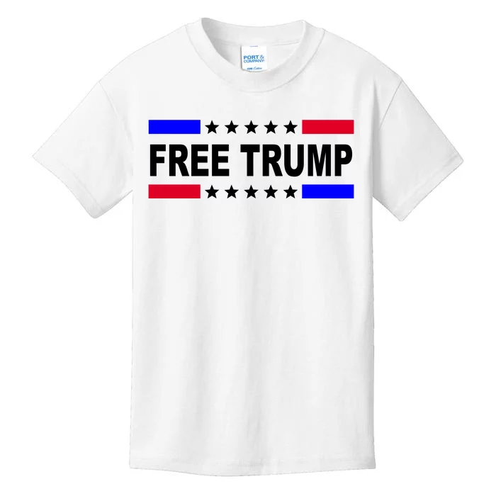 Free Trump Pro Donald Trump USA Election Kids T-Shirt