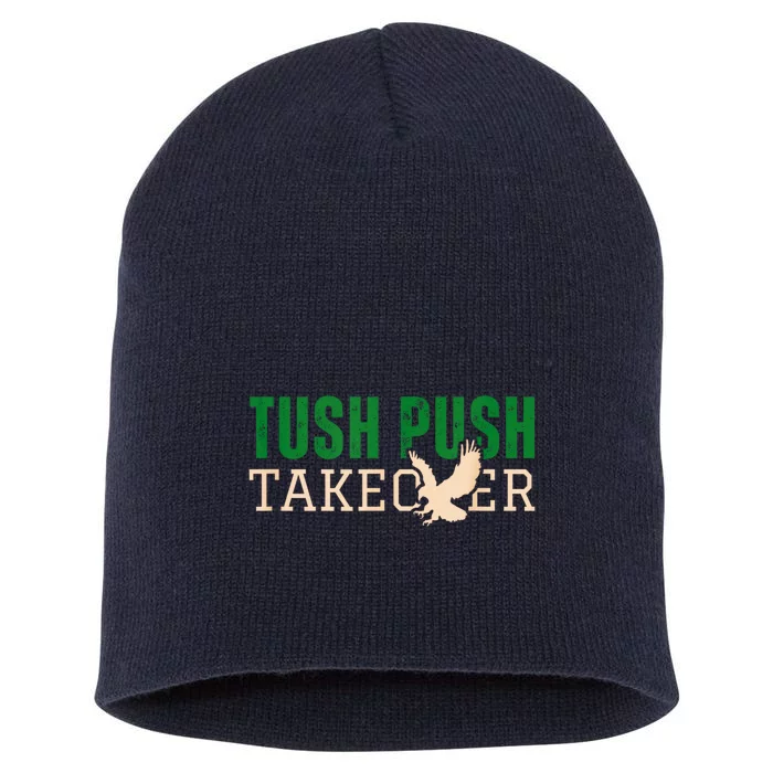 Funny Tush Push Sayings Fans Short Acrylic Beanie