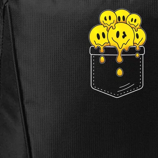 Funny Trippy Pocket Full Of Smiles City Backpack