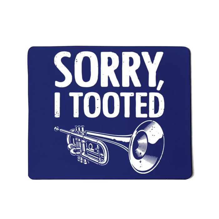 Funny Trumpet Player Design For Men Women Trumpet Trumpeter Mousepad