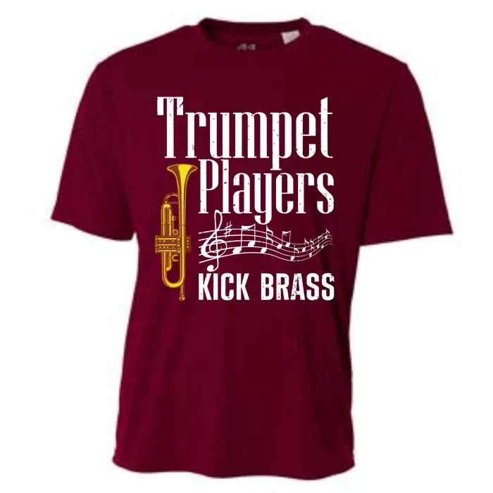 Funny Trumpet Player For Men Women Trumpet Brass Instrument Cooling Performance Crew T-Shirt