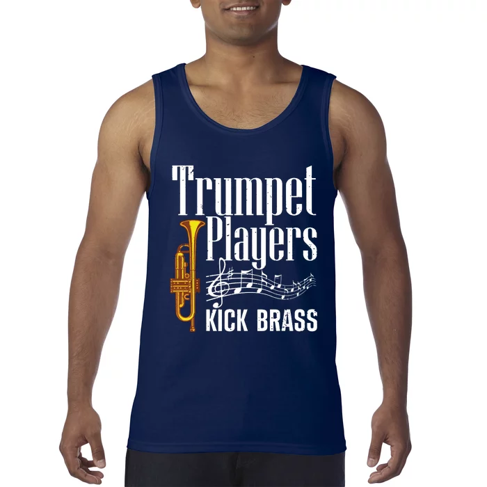 Funny Trumpet Player For Men Women Trumpet Brass Instrument Tank Top