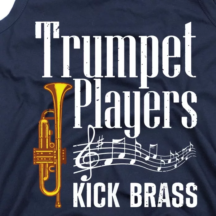 Funny Trumpet Player For Men Women Trumpet Brass Instrument Tank Top