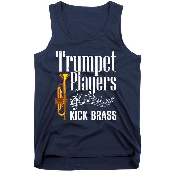 Funny Trumpet Player For Men Women Trumpet Brass Instrument Tank Top