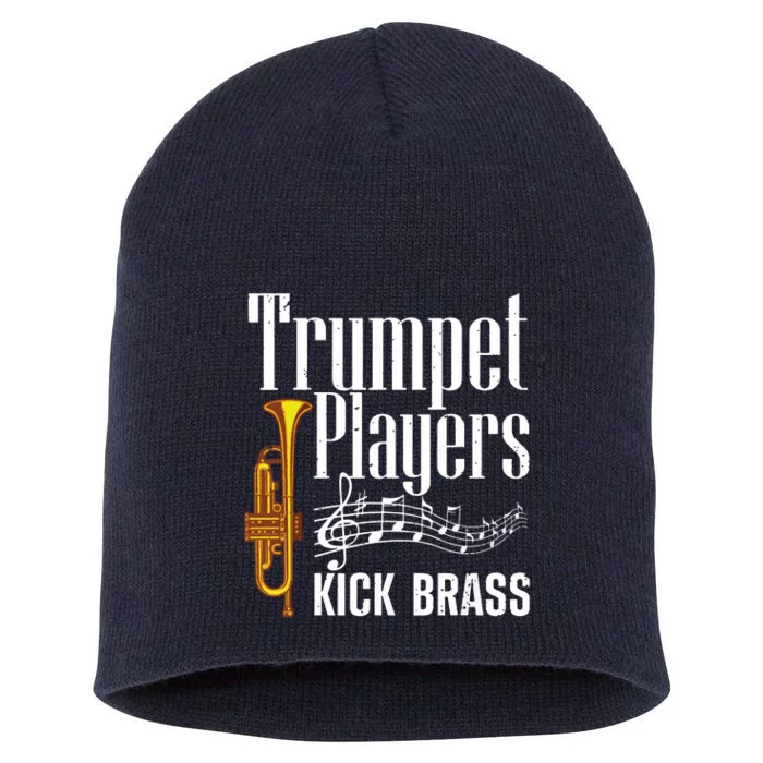 Funny Trumpet Player For Men Women Trumpet Brass Instrument Short Acrylic Beanie