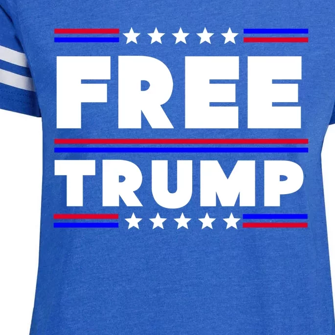 Free Trump Pro Donald Trump Election Enza Ladies Jersey Football T-Shirt