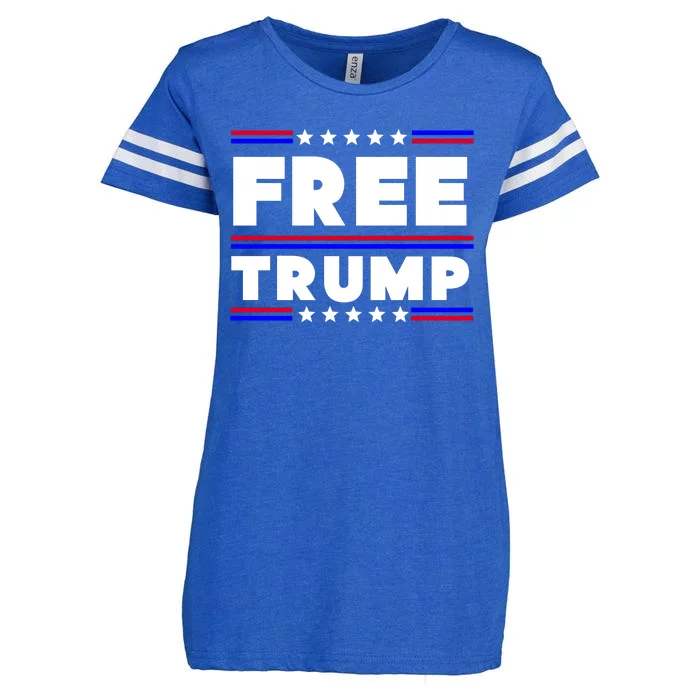 Free Trump Pro Donald Trump Election Enza Ladies Jersey Football T-Shirt