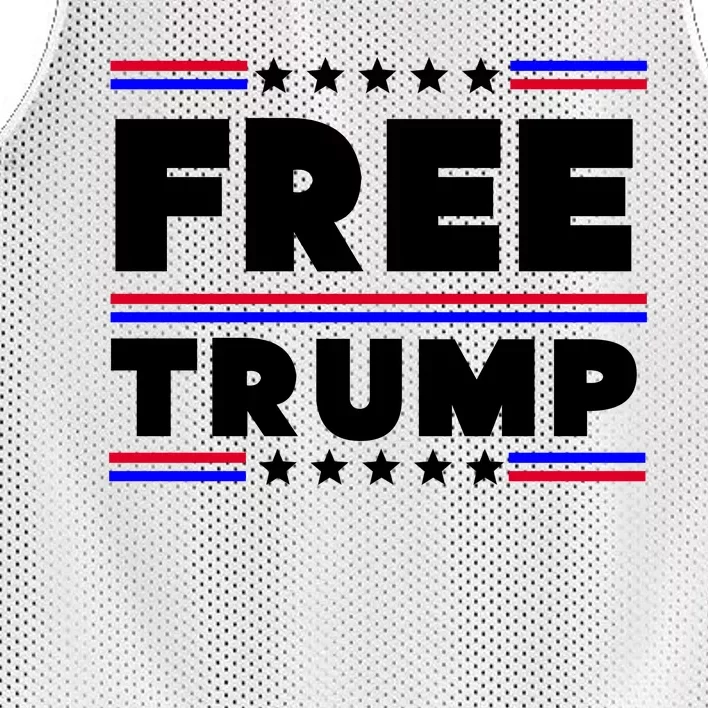 Free Trump Pro Donald Trump Election Mesh Reversible Basketball Jersey Tank