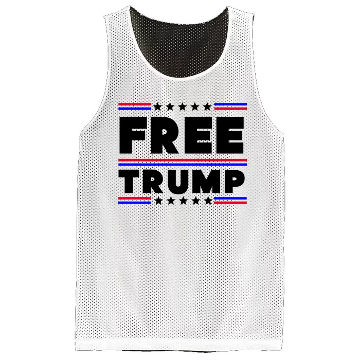 Free Trump Pro Donald Trump Election Mesh Reversible Basketball Jersey Tank