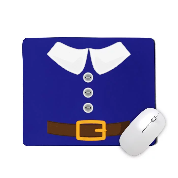 Funny Thanksgiving Pilgrim Costume For Turkey Day Mousepad