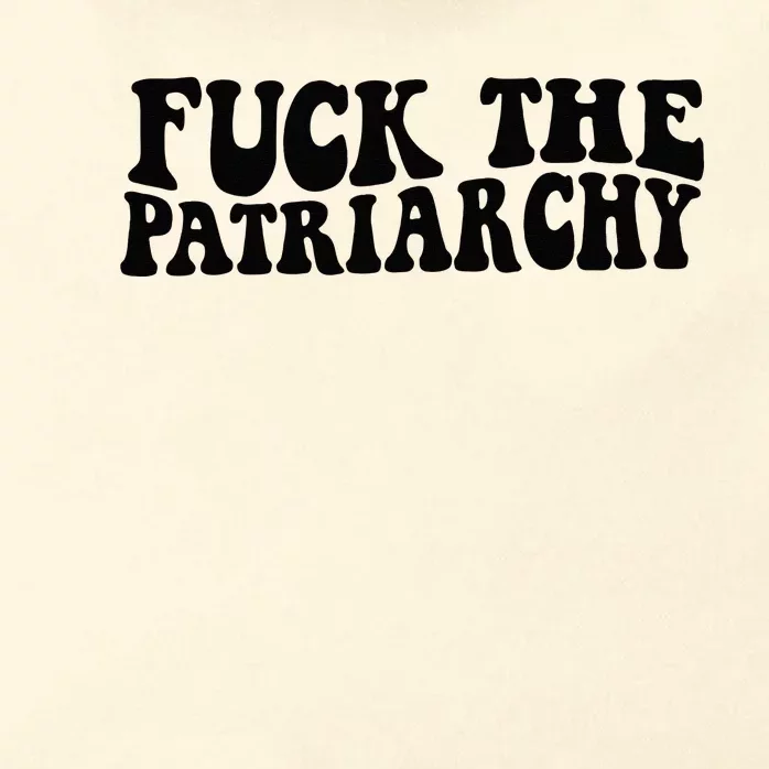 Fuck The Patriarchy Groovy Women Zip Tote Bag