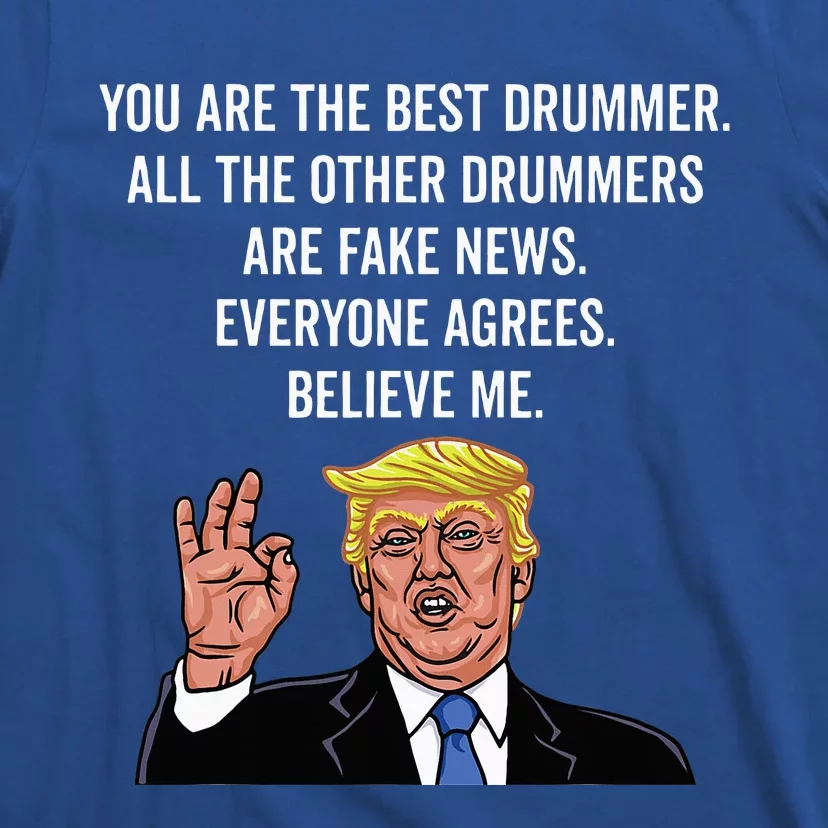 Funny Trump Percussion Drummer T-Shirt